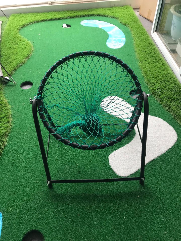 Giỏ tập chíp bóng golf - chipping net