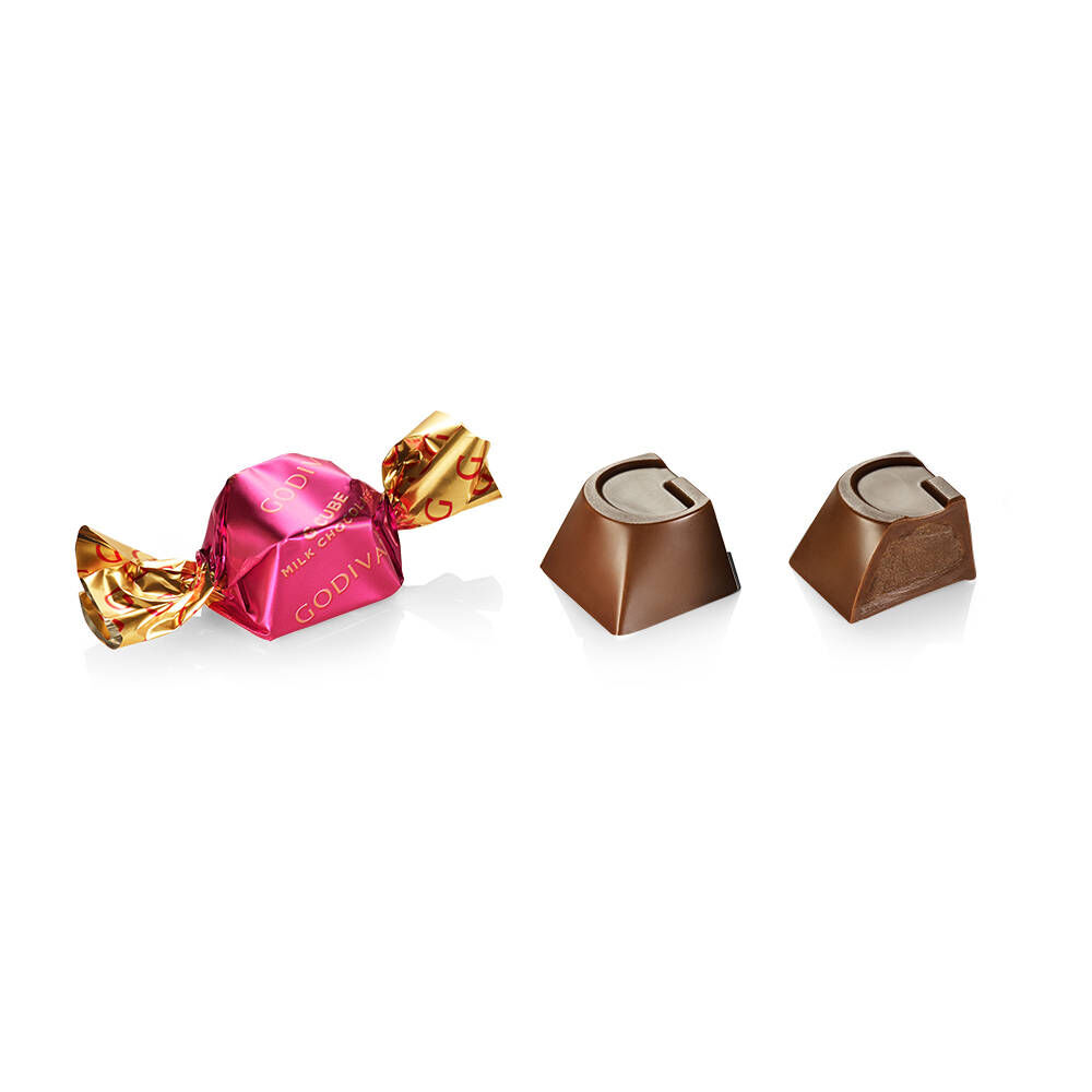 Chocolate GODIVA ngon nhất thế giới G Cubes : Hộp quà tặng 22 cái vị Milk Chocolate