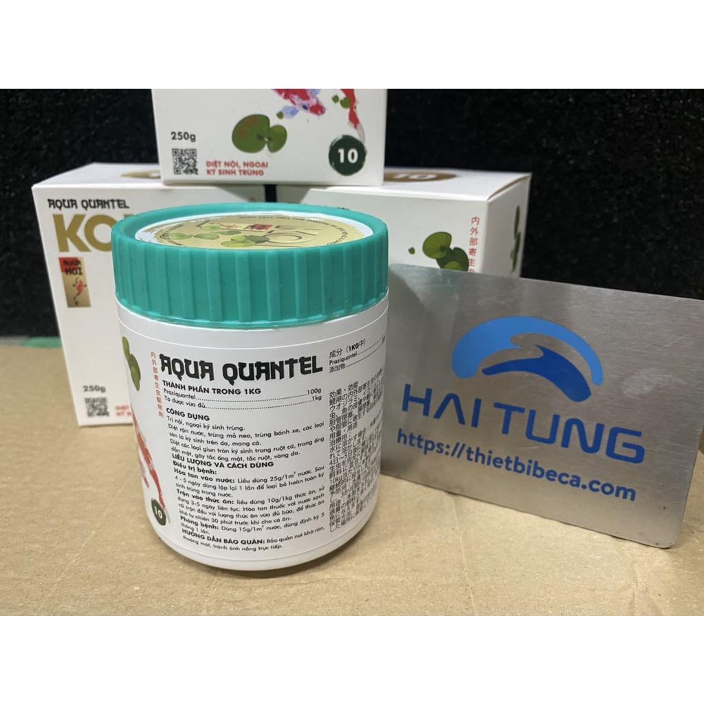 Chế phẩm số 10 - Trị rận nước, trùng mỏ neo, sán mang, nội ngoại ký sinh trùng AQUA QUANTEL lọ 250g-dành cho koi