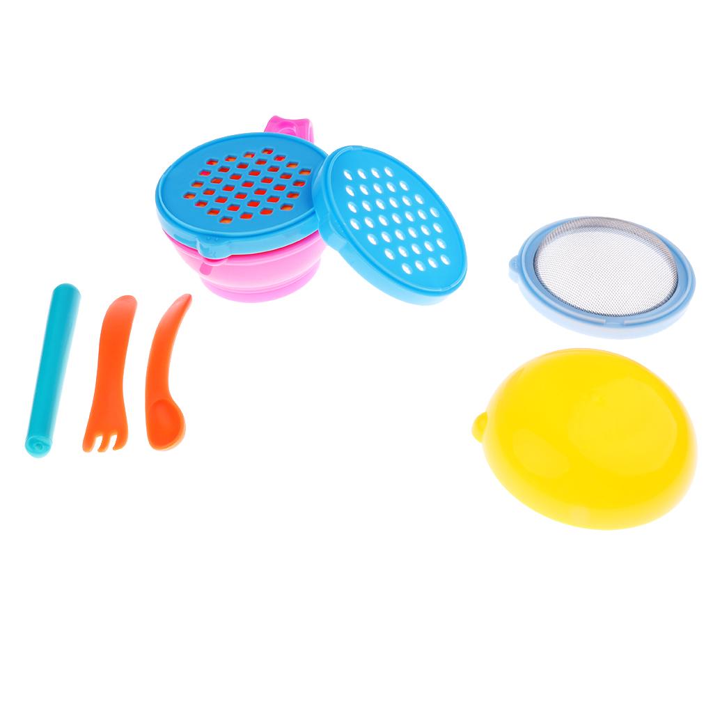 Manual Baby Infant Food Fruit Vegetable Grinder Bowl Mill Blender Masher Home