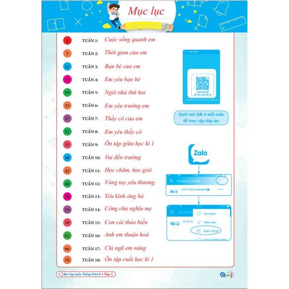 Sách - Bài Tập Tuần Tiếng Việt Lớp 2 - Cánh Diều - Tập 1