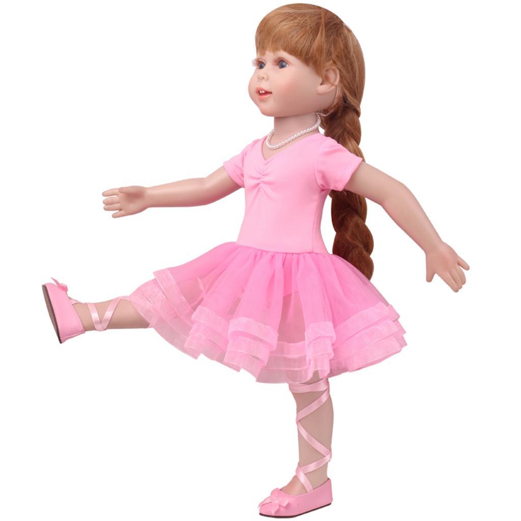 18" American Doll Dress Ballet Skirt 18in Doll Clothes Doll Accs