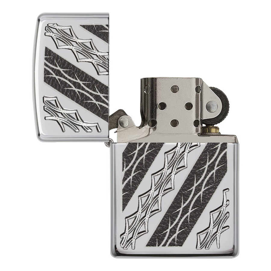 Bật Lửa Zippo 29235 - Armor Deep Carve Barbed Scallops