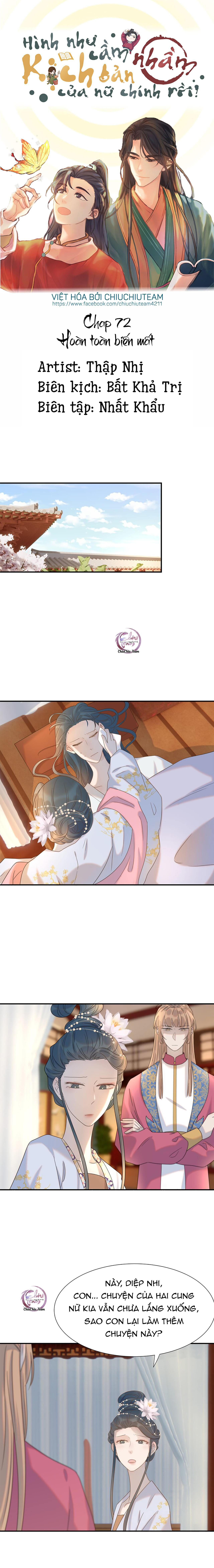 hình như cầm nhầm kịch bản của nữ chính rồi chapter 72 1