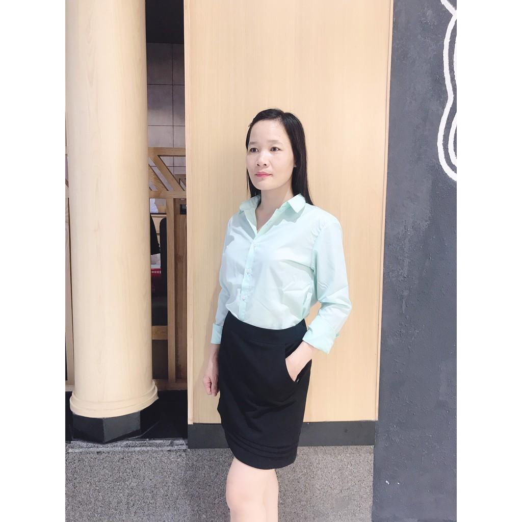 Áo sơ mi trơn nữ các màu