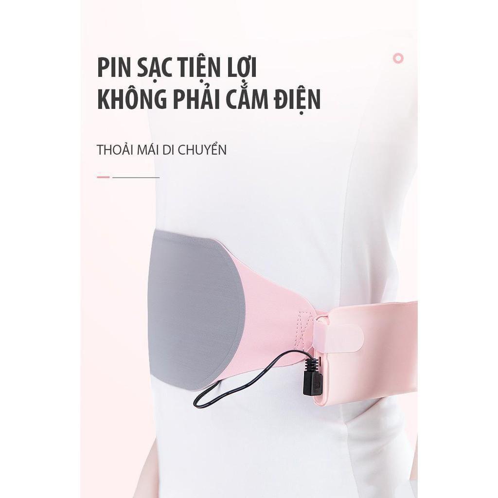 Đai Quấn Bụng Chức Năng Sưởi Ấm Giảm Đau Vào Ngày Ấy cho chị em phụ nữ nguồn pin sạc 5000mAh - Gia dụng SG