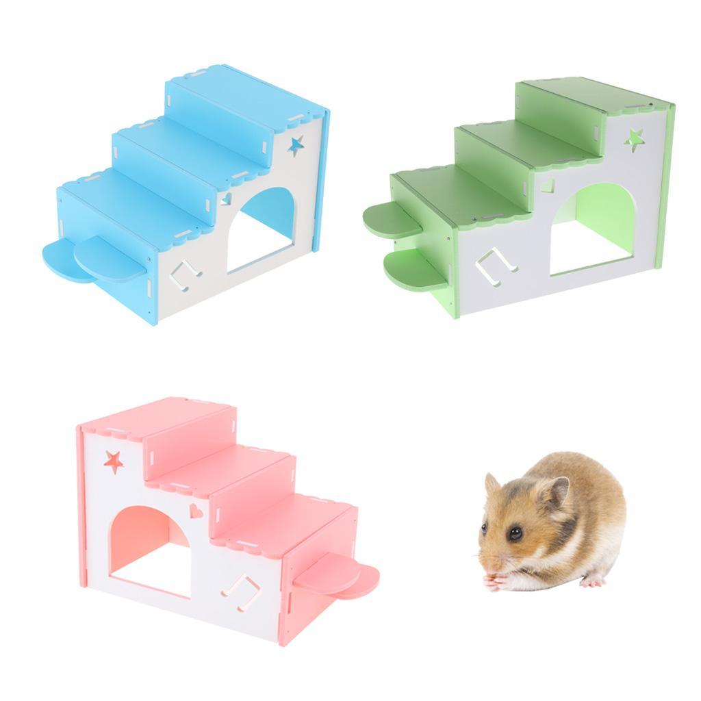 Small Animals Hamster House Cages Squirrel Villa Hut Play Toy
