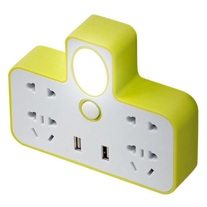 Ổ Cắm Điện Tích Hợp Ổ USB Và Đèn Ngủ Đa Năng