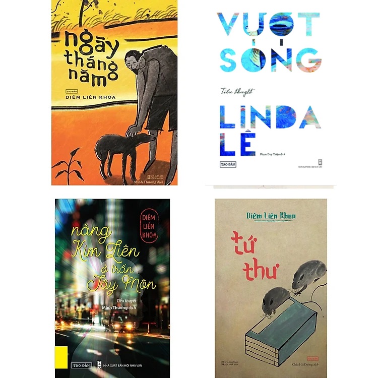 Combo Diêm Liên Khoa: Tứ Thư + Ngày Tháng Năm + Nàng Kim Liên Ở Trấn Tây Môn + Vượt Sóng