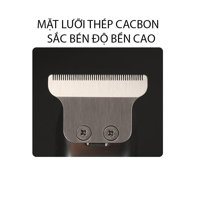 Tông đơ bấm viền cao cấp kemei 1949 vỏ nhôm nguyên khối pin LITHIUM 1400mah