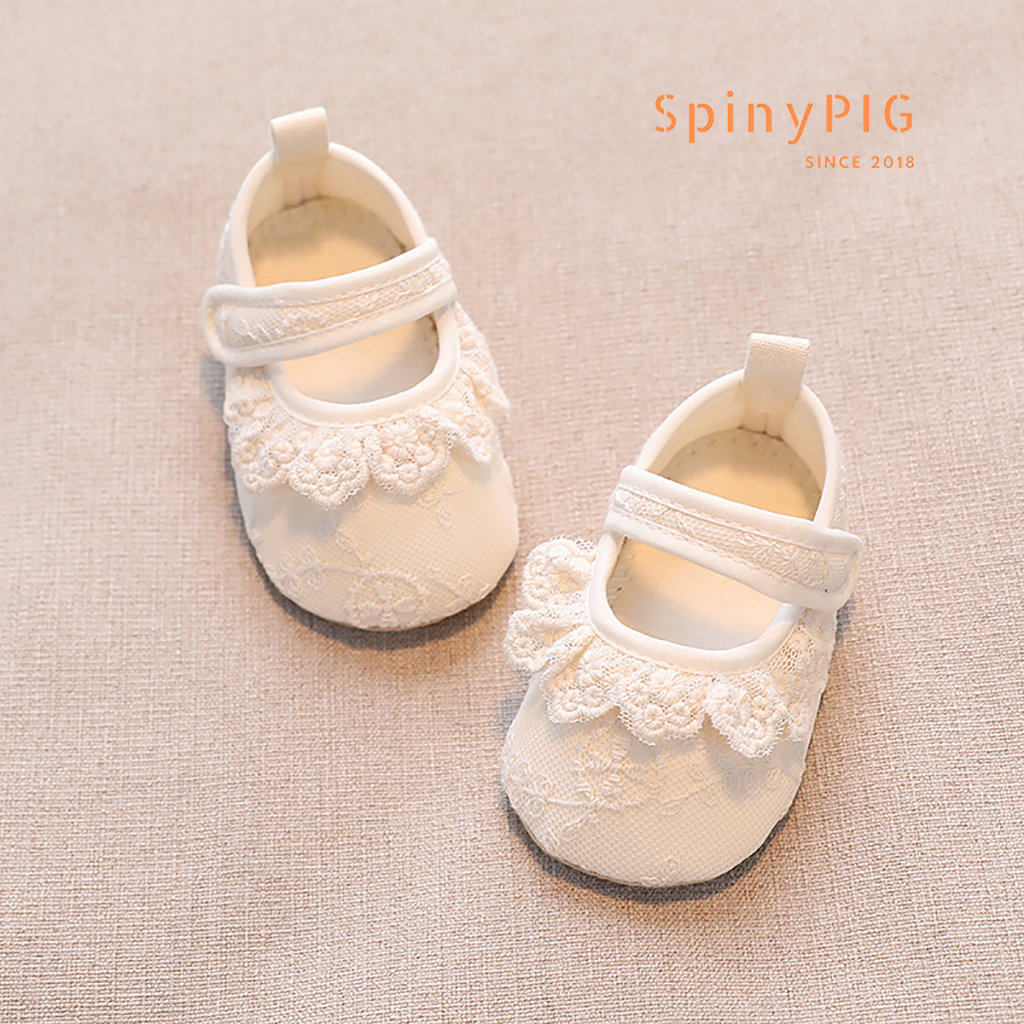 Giày búp bê cho bé gái 0-2 tuổi cotton đế chống trơn trượt cho bé tập đi cực xinh