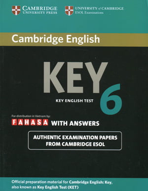 Cambridge English KEY - Key English Test 6 with Answers