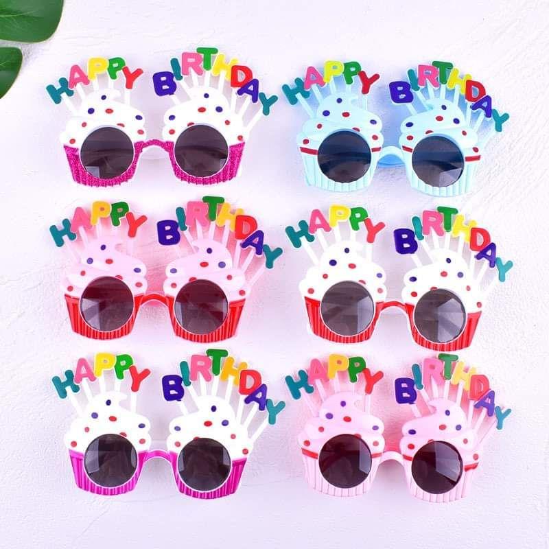 Kính mắt happy birthday sinh nhật vui nhộn phụ kiện chụp ảnh B001