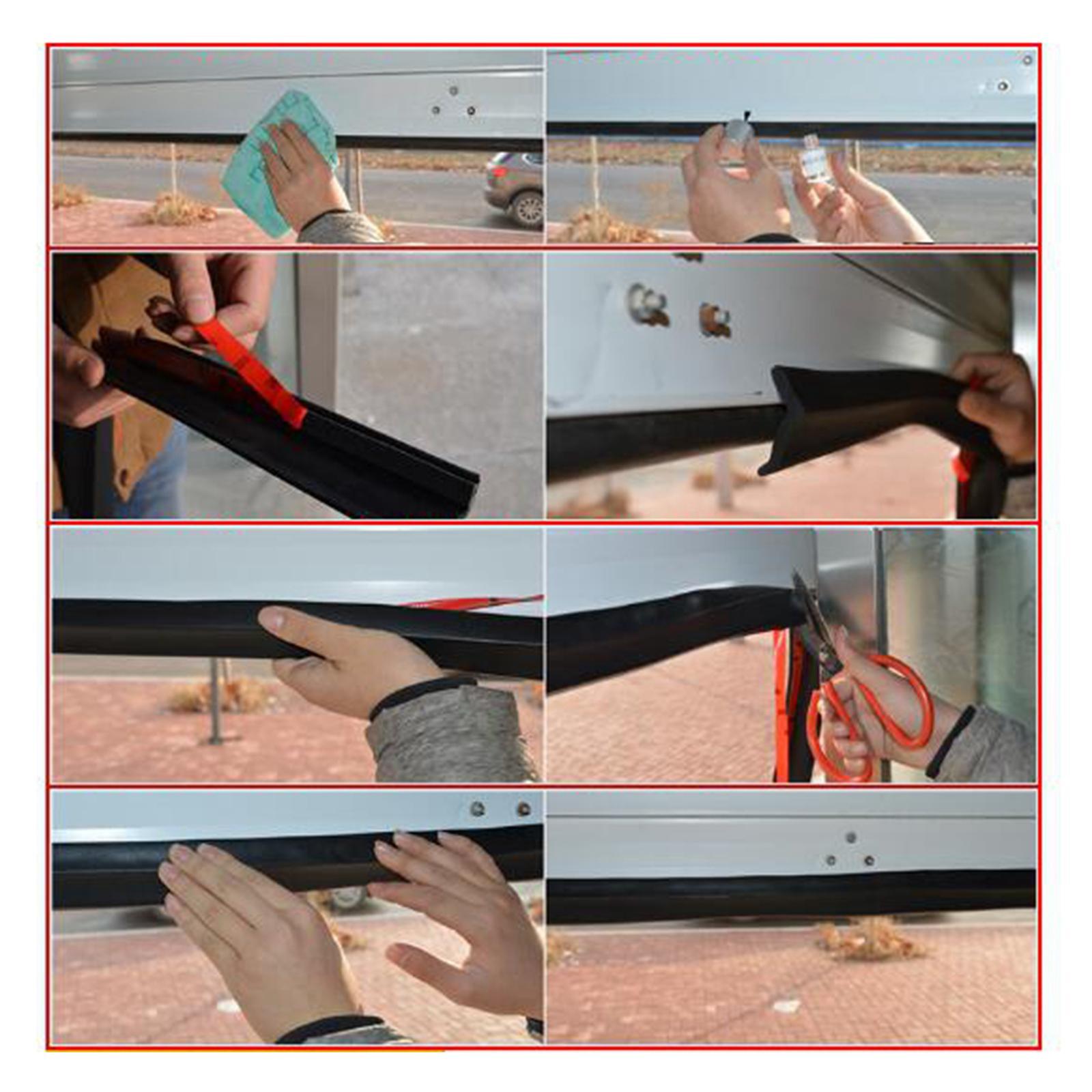 Universal Garage Door Threshold Sealing Strip Window Door Draft Stopper