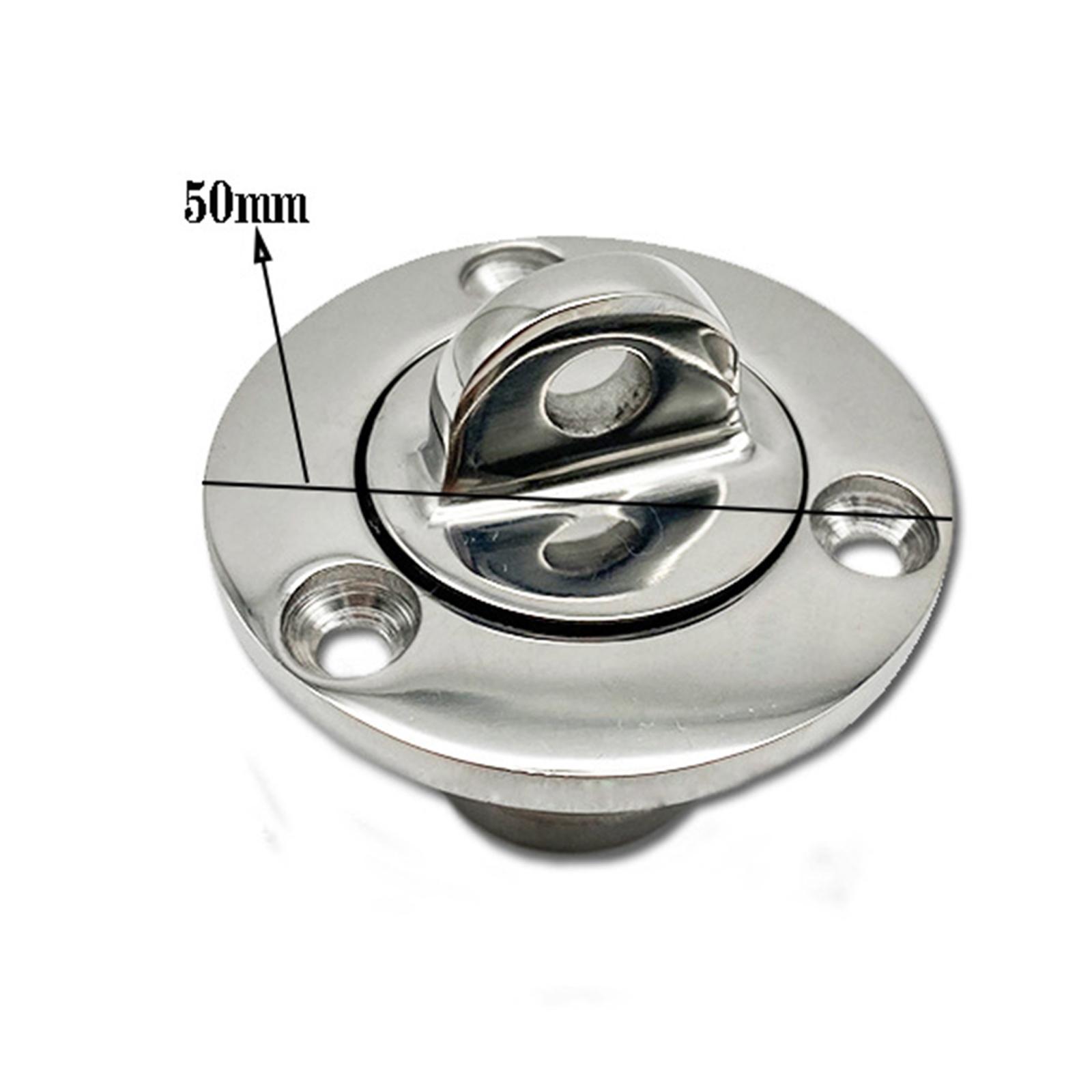 Boat Drain Plug with Screws Round Universal Threaded Boat Transom Drain Plug