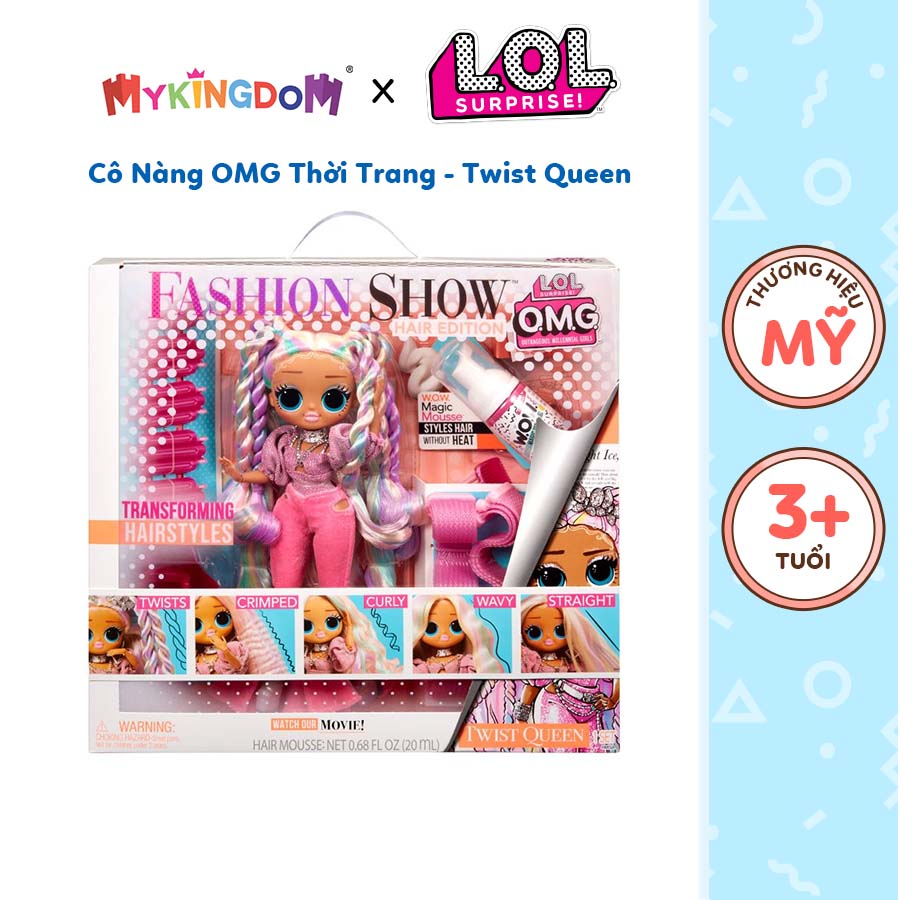 Đồ Chơi LOL SURPRISE Cô Nàng Omg Thời Trang - Twist Queen 584292EUC