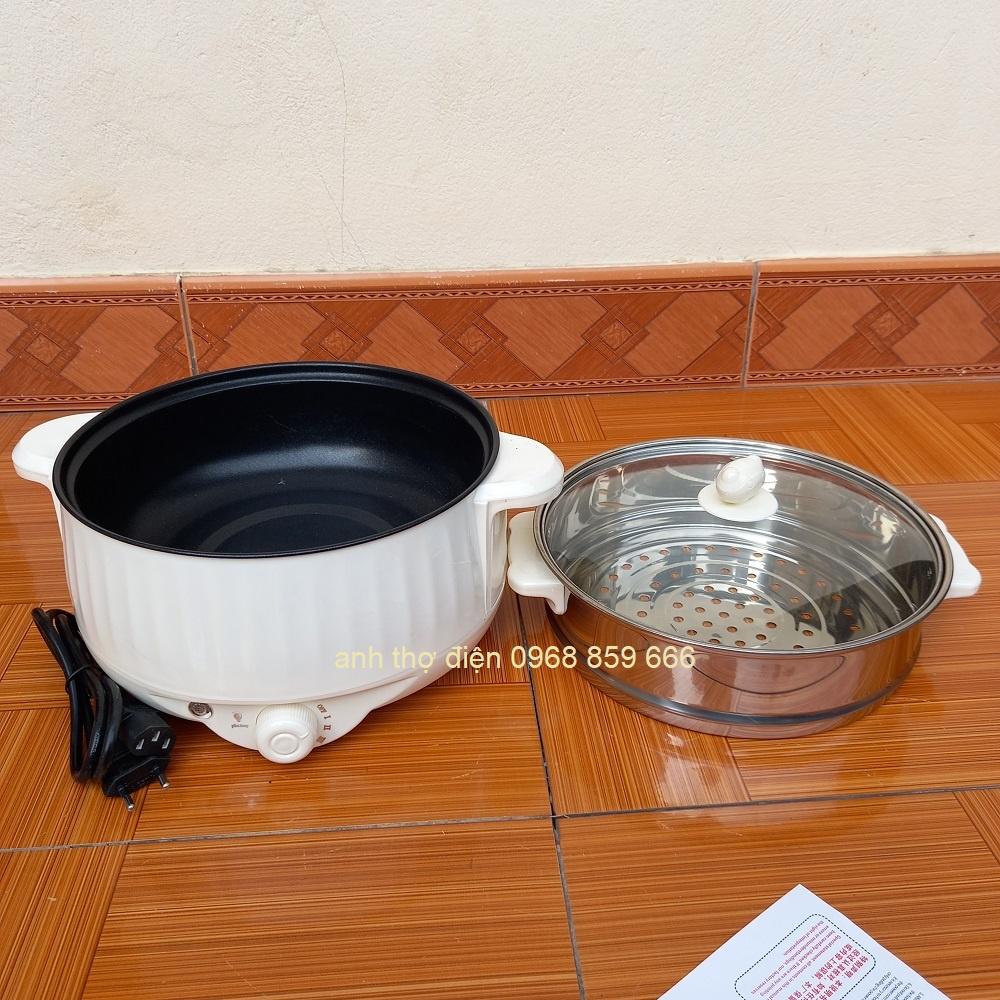 Nồi Lẩu Mini Cắm Điện Đa Năng Lớp Chống Dính Teflon Cao Cấp