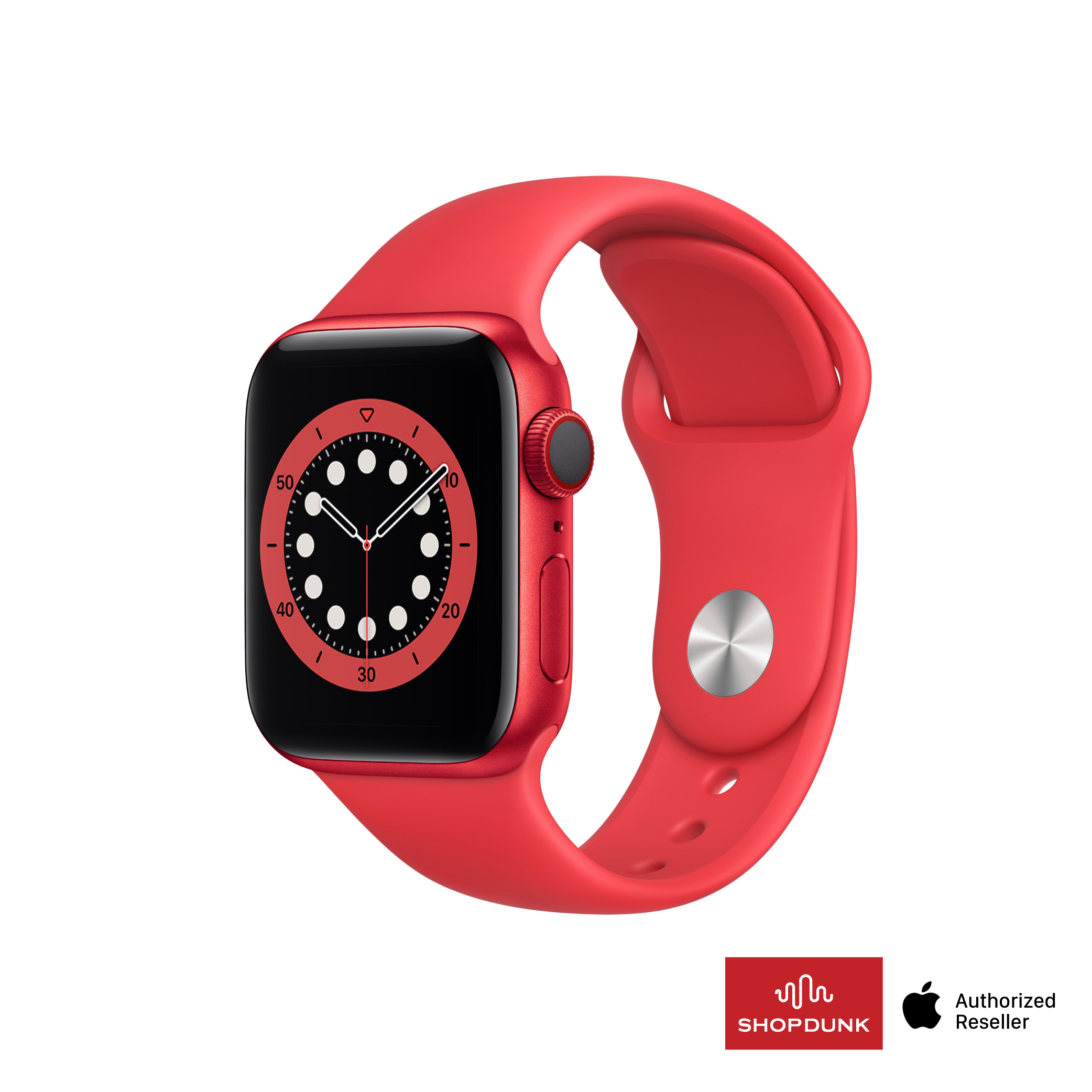 Đồng Hồ Thông Minh Apple Watch Series 6 GPS Only Aluminum Case With Sport Band (Viền Nhôm &amp; Dây Cao Su) - Hàng Chính Hãng VN/A