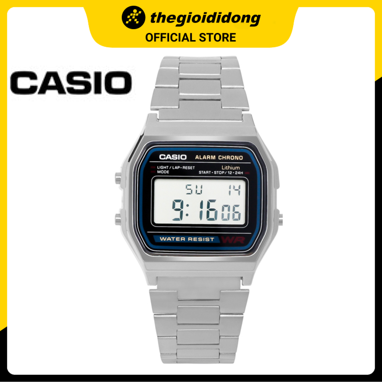 Đồng hồ unisex Casio A158WA-1DF