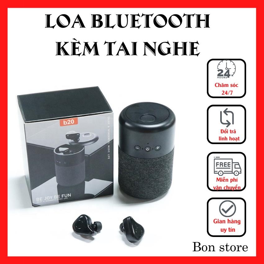 Loa Bluetooth Mini, Tai Nghe Bluetooth, Tai Nghe Không Dây 2 Trong 1 Thế Hệ mới, Bass Mạnh, Công nghệ 5.1/Bon Store7788