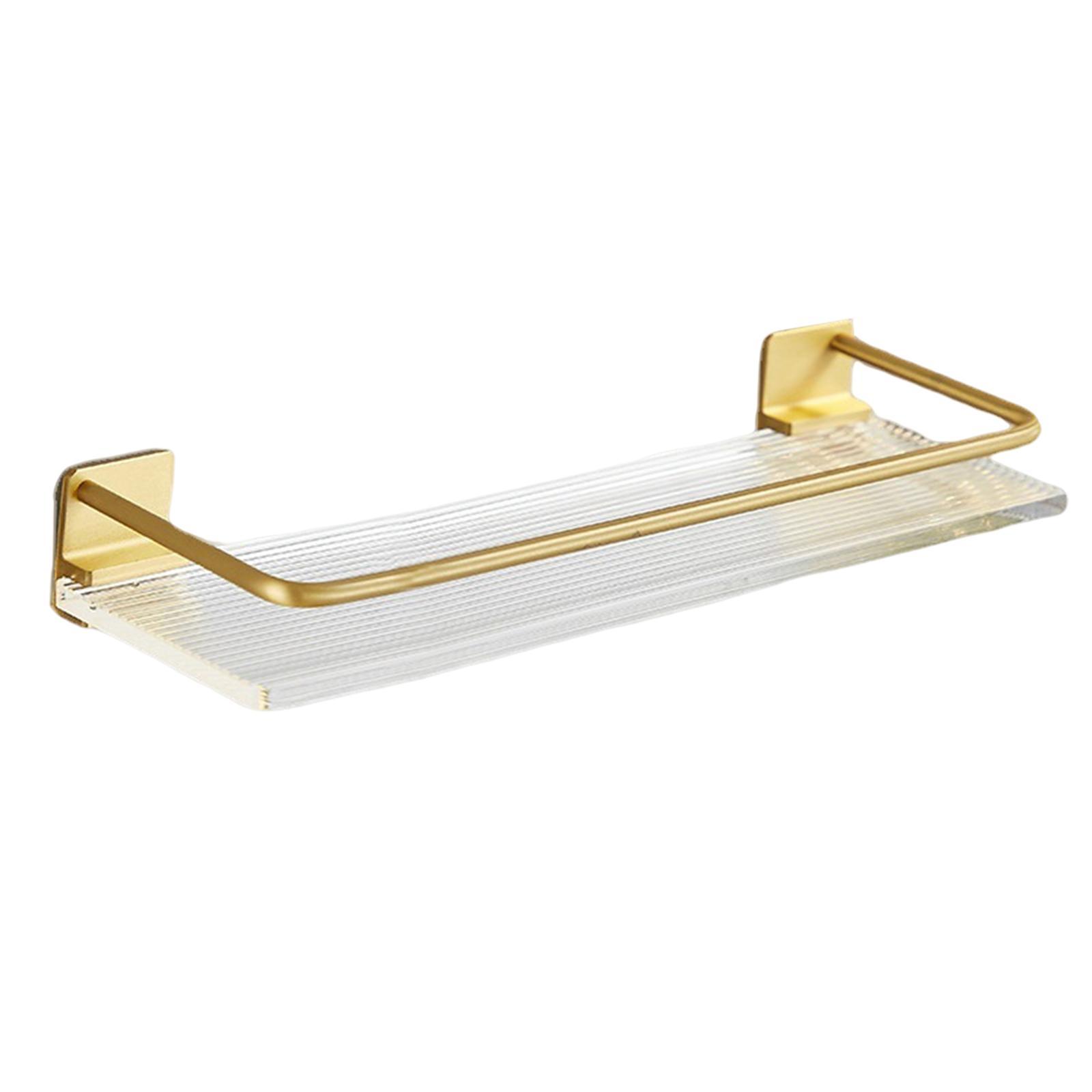 Bathroom Floating Shelf Wall Mounted Wall Mounted Storage Shelf for Bathroom