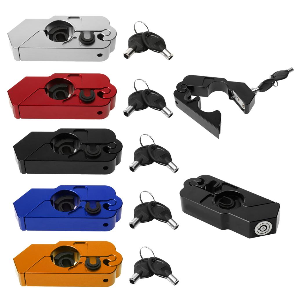 CNC Motorcycle Aluminum Handlebar Grip Brake Lever Throttle 2