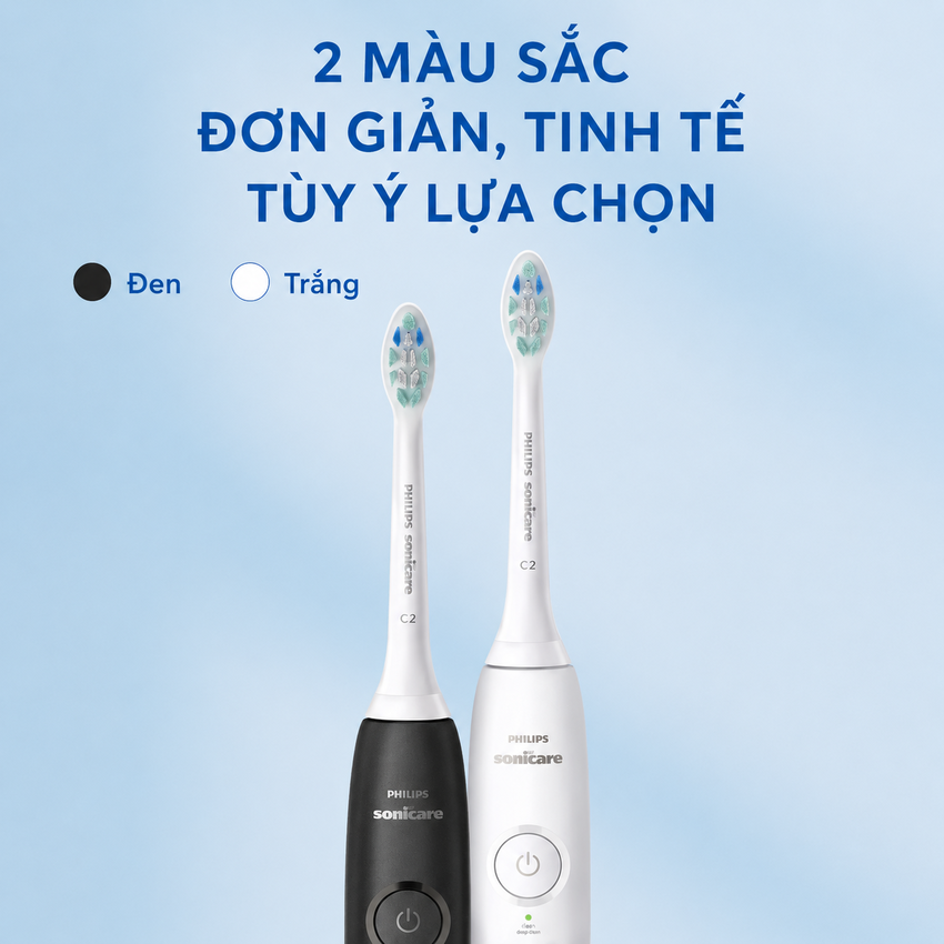Bàn chải đánh răng điện thương hiệu Hà Lan cao cấp Philips DiamondClean Series 1 HX5070 - Hàng chính hãng