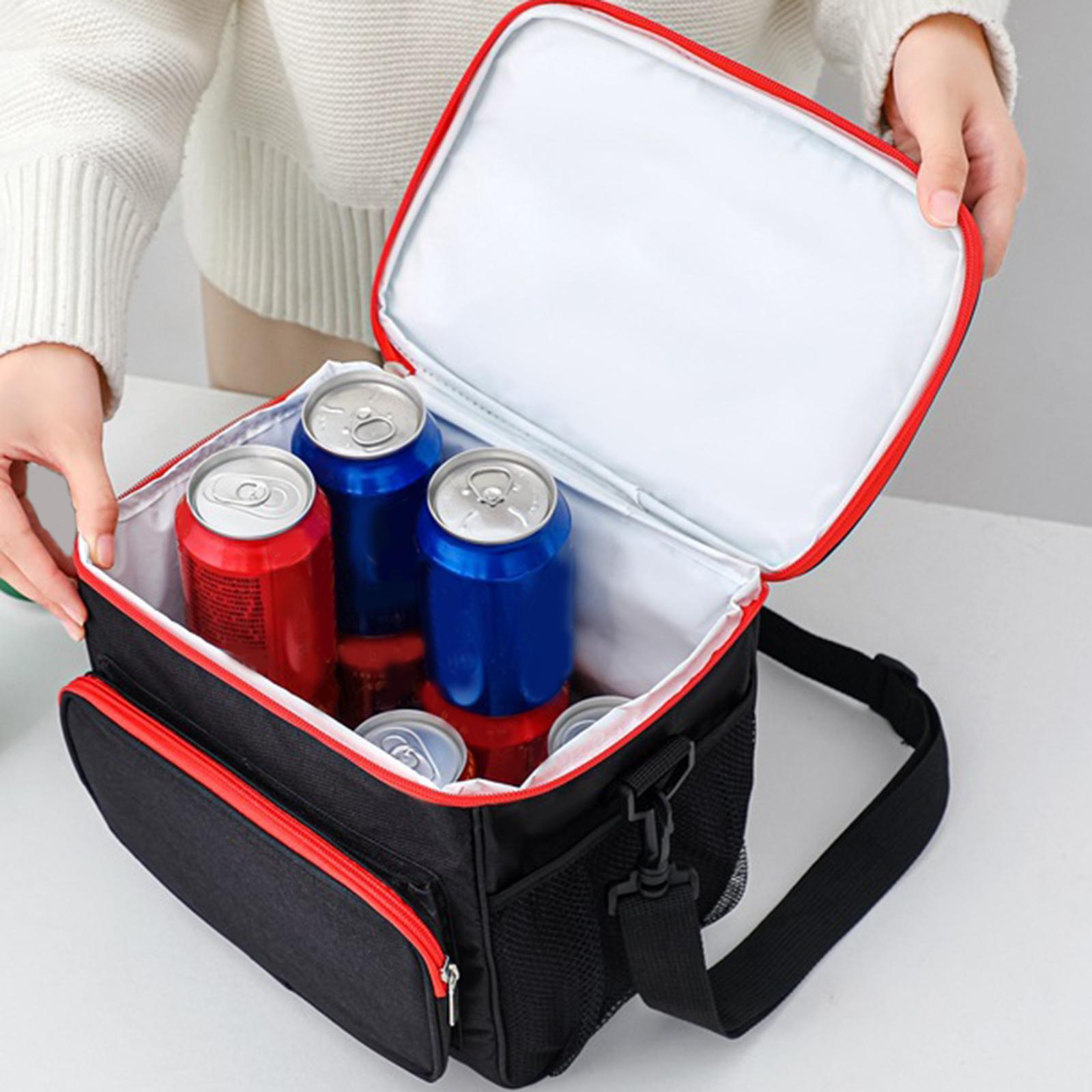 Insulated Lunch Bag Lunch Boxes Thermal Lunch Container with Adjustable Shoulder Strap for Work Beach