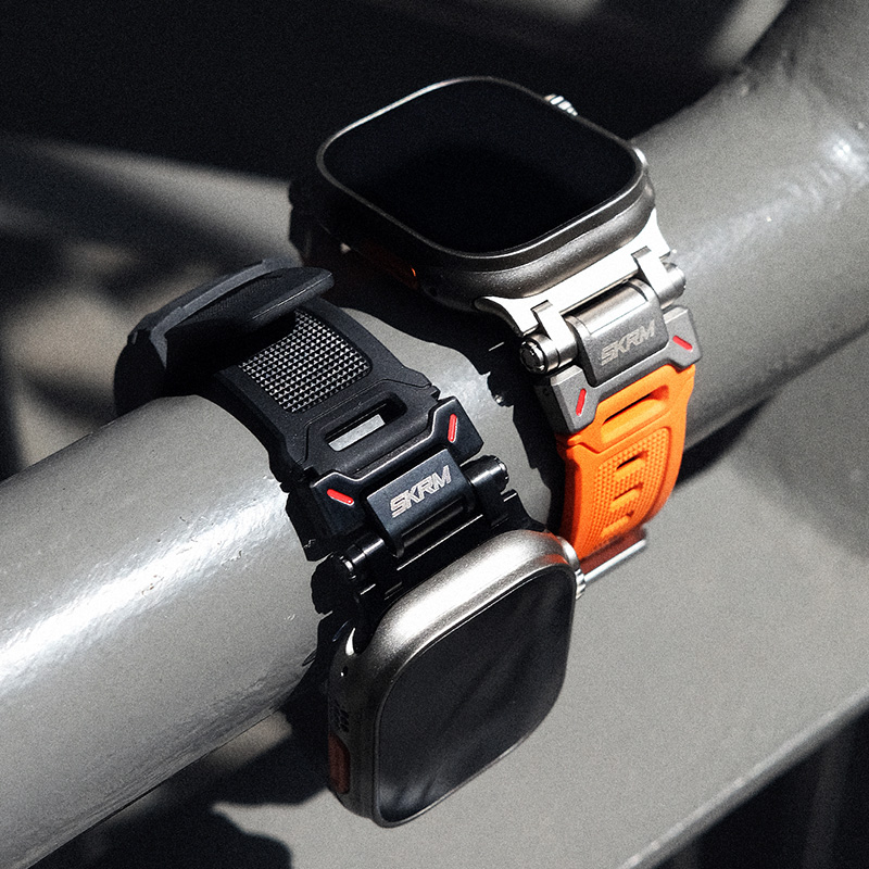 Dây Đồng Hồ Skinarma TITON Cho Apple Watch Size 49/46/45/44mm Độ Bền Vượt Trội Chống Nước Khóa Cài Kim Loại Hàng Chính Hãng