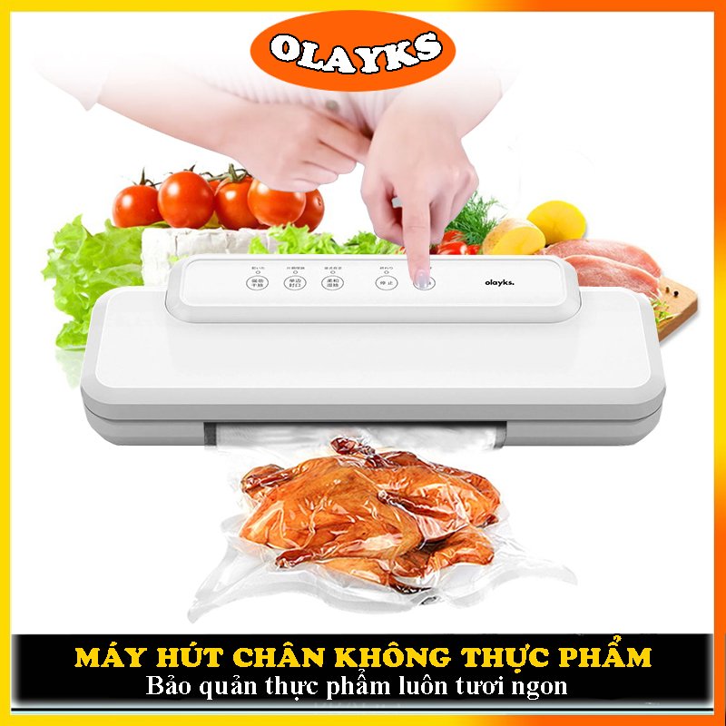 Máy hút chân không Olayks đa chức năng chính hãng, Máy hút chân không mini hút được cả đồ khô và đồ ướt, máy ép chân không- hàng nhập khẩu