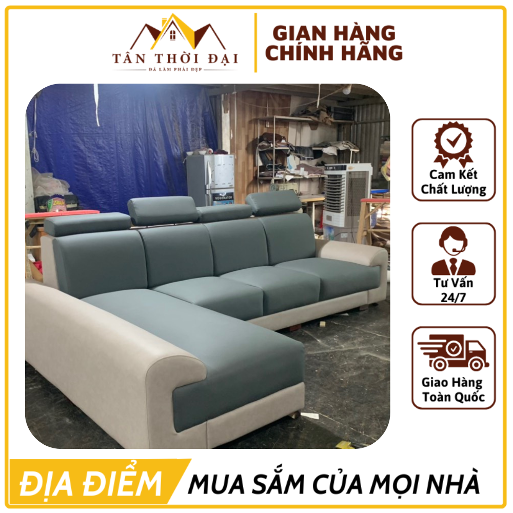 Mẫu Ghế Sofa Chữ L Đẹp, Hiện Đại - Tổng Kho Nội Thất Tân Thời Đại