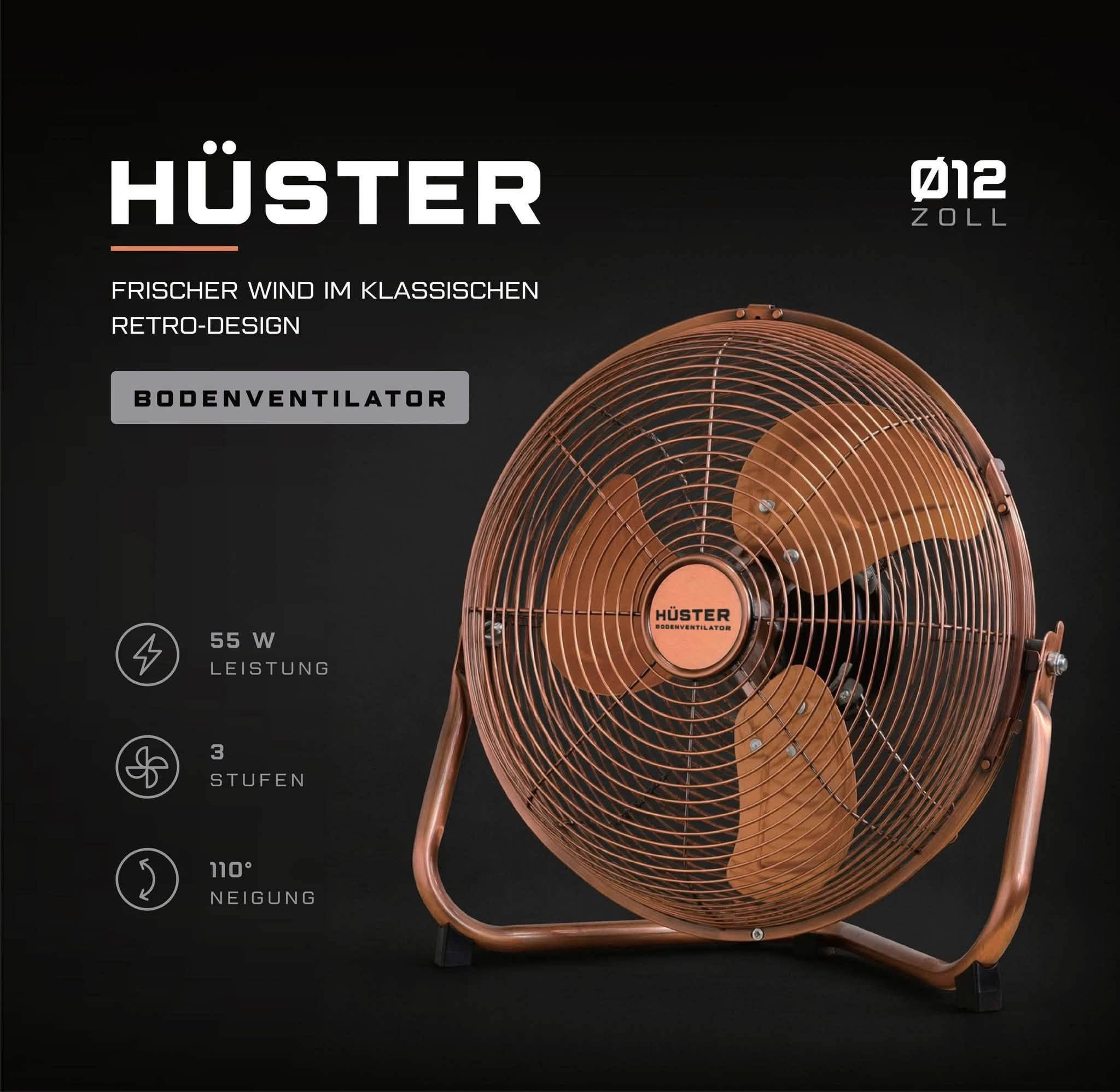 Quạt sàn cao cấp Huster Hàng chính hãng