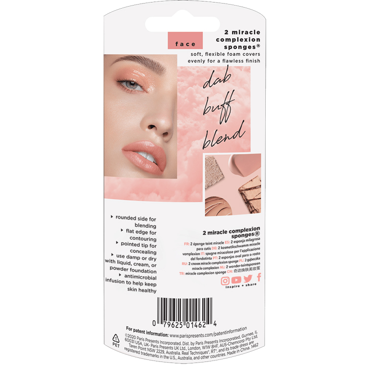 Mút Tán Nền Real Techniques 2 Miracle Complexion Sponge 2 Cái