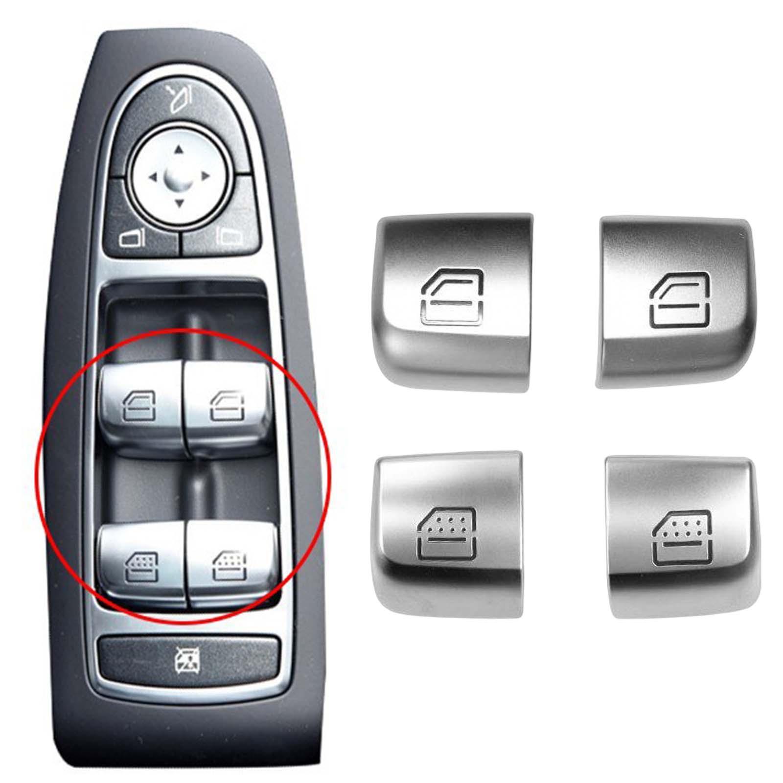 4x Window Switch Button Cover for   Window Switch Cap Repair