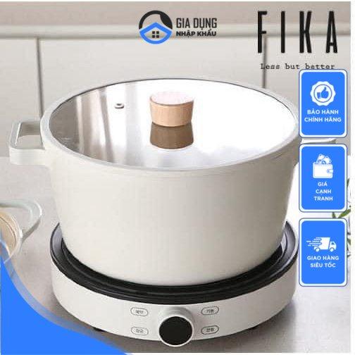 Bếp Từ Kèm Nồi Lẩu Fika, Bếp Lẩu Điện Mini, Công Suất 2000W, Nhập Hàn, BH 12 Tháng