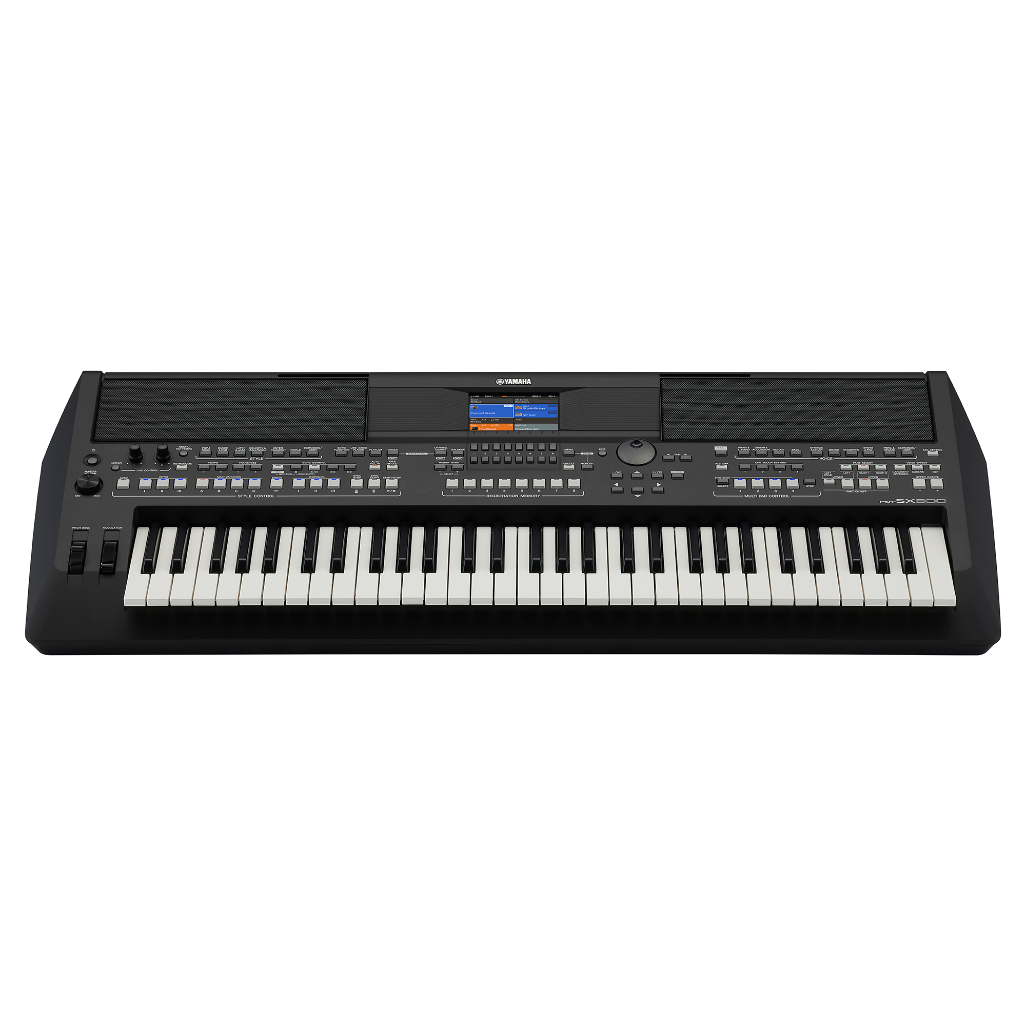 Đàn Organ điện tử chuyên nghiệp/ Arranger Keyboard/ Digital Keyboard Workstation - Yamaha PSR-SX600 (PSR SX600) - Màu đen - Hàng chính hãng