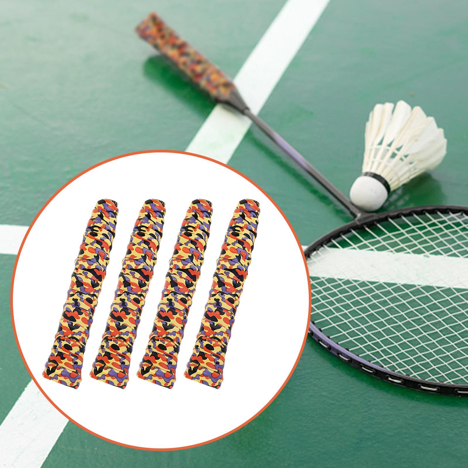 Tennis Racket Grip Tape Badminton Racket Racquet Wrapping Tape Sweat Band 1.1M Anti Slip Racquet Handle Grip for Pickleball Squash