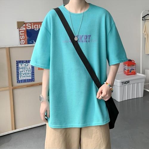 Áo phông tay lỡ form rộng unisex nam nữ thun teen cổ tròn oversize cotton giá rẻ basic đen trắng tee pull GKKRT