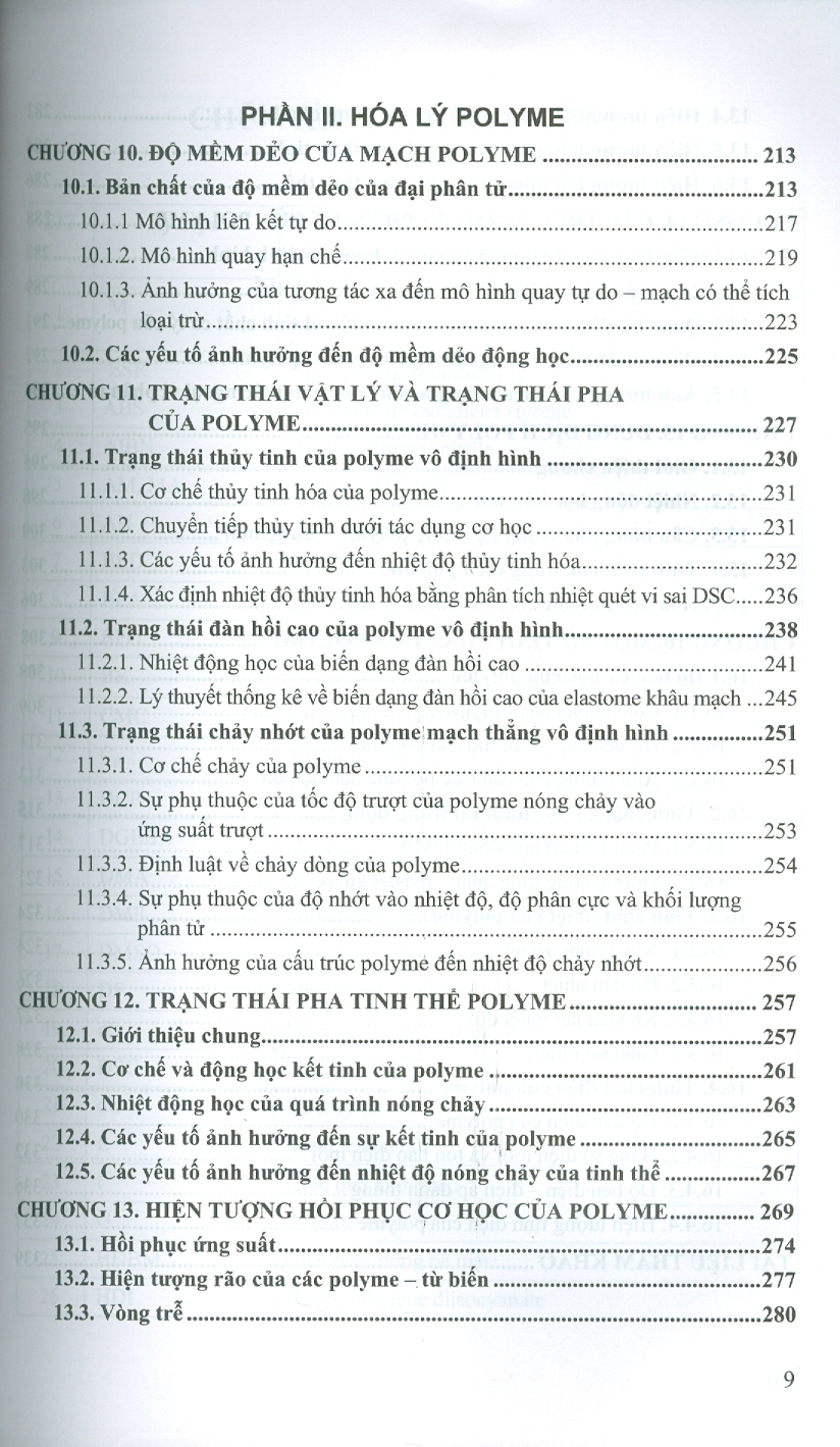 Hóa Học Và Hóa Lý Polyme - PGS.TS. Đặng Việt Hưng, GS.TS. Bùi Chương