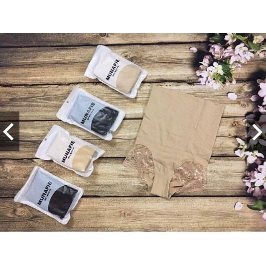 Quần lót Gen Bụng Chống Cuộn Viền Ren Nhật Munafie - CHILLHOUSE
