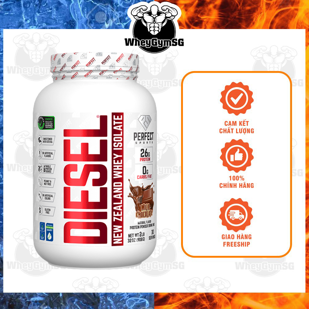 Diesel New Zealand Whey Isolate 2Lbs Sữa Dinh Dưỡng Tăng Cơ Nhanh Cho Người Tập Gym