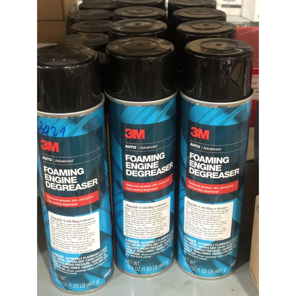 Tẩy rửa dầu mỡ động cơ 3m foaming engine degreaser 08899