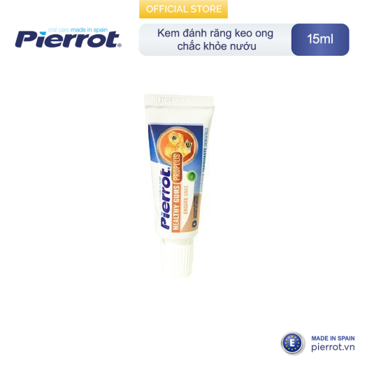 Kem đánh răng keo ong chắc khỏe nướu Pierrot 15ml - size du lịch