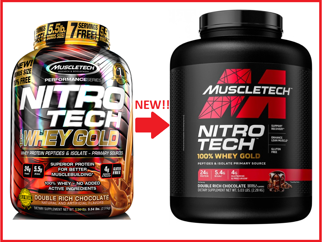 Sữa tăng cơ NITRO -TECH 100% WHEY GOLD Hộp 5lbs (2.27kg) - Hàng Chính Hãng MUSCLETECH USA - NHIỀU HƯƠNG VỊ - KÈM QUÀ TẶNG