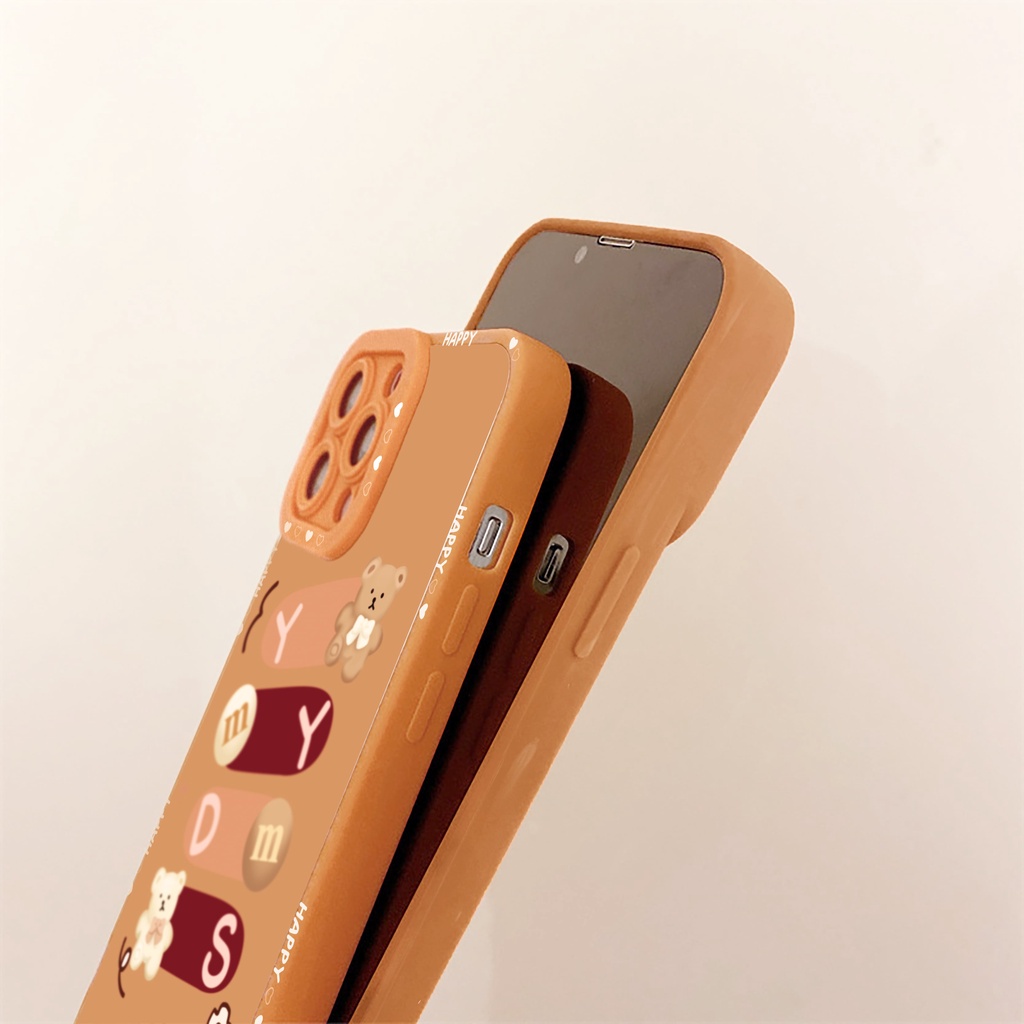 Ốp Lưng Cạnh Vuông My Bear Dành Cho iPhone 6 / 6 Plus / 7 / 7 Plus / 8 / 8 Plus / X / Xs / Xs Max / 11 / 11 Pro / 11 Pro Max / 12 / 12 Pro / 12 Pro Max