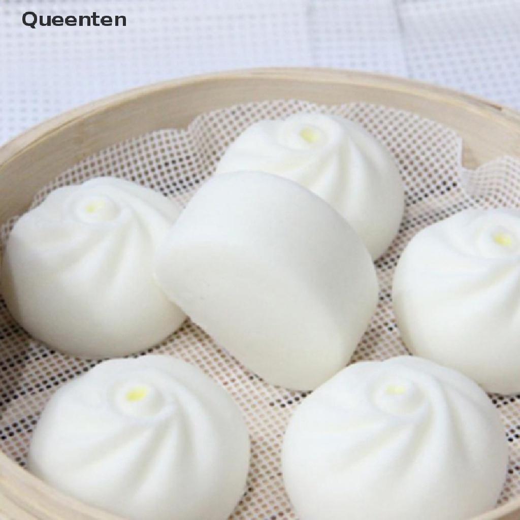 Queenten Non-Stick Silicone Steamer Dim Sum Paper Kitchen Steamers Mat Cooking Tools VN