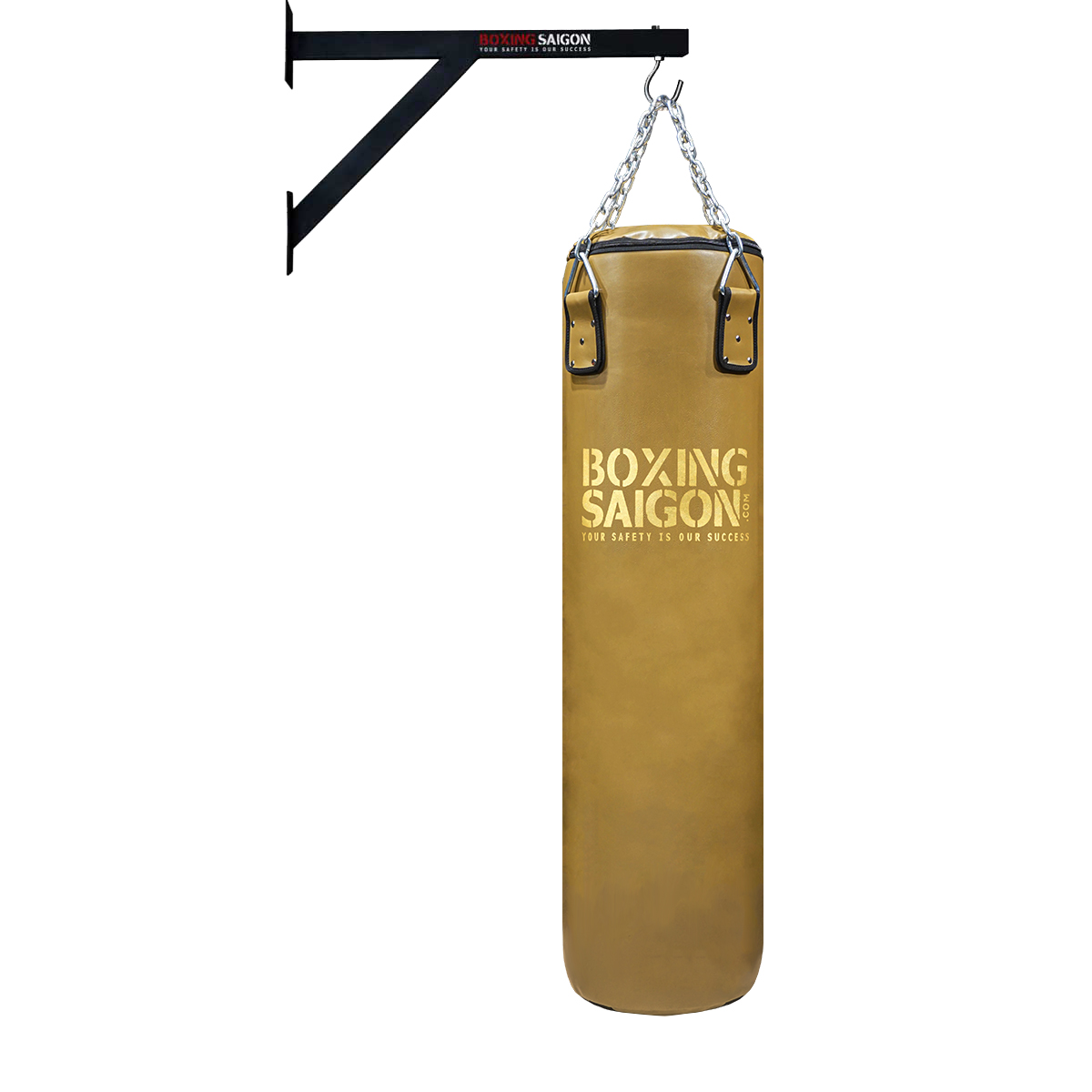 Combo Bao Cát Treo Boxing Punching Bag 1M2 &amp; Khung Treo ( Dây Xích ) - Vintage