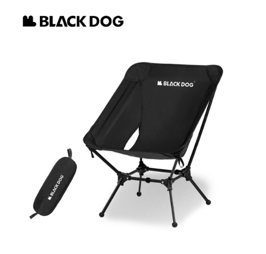 Ghế gấp gọn siêu nhẹ hợp kim nhôm 7075 có nắp đậy chân Blackdog CBD2450JJ020