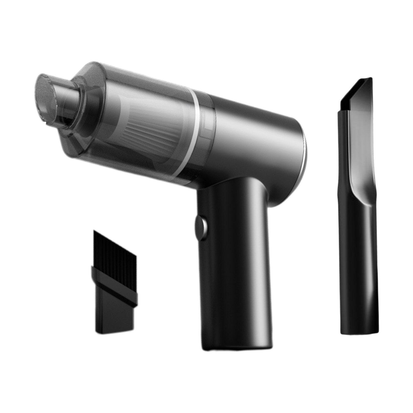 Cordless Handheld Vacuum Cleaner with LED Lamp for Car Home Carpet Durable