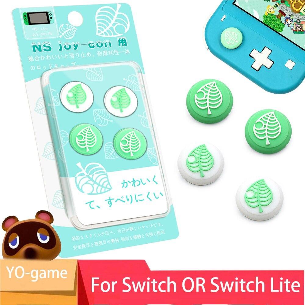 Set 4 Vỏ Bọc Nút Bấm Bằng Cao Su Cho Tay Cầm Chơi Game Nintendo Switch Lite Joycon